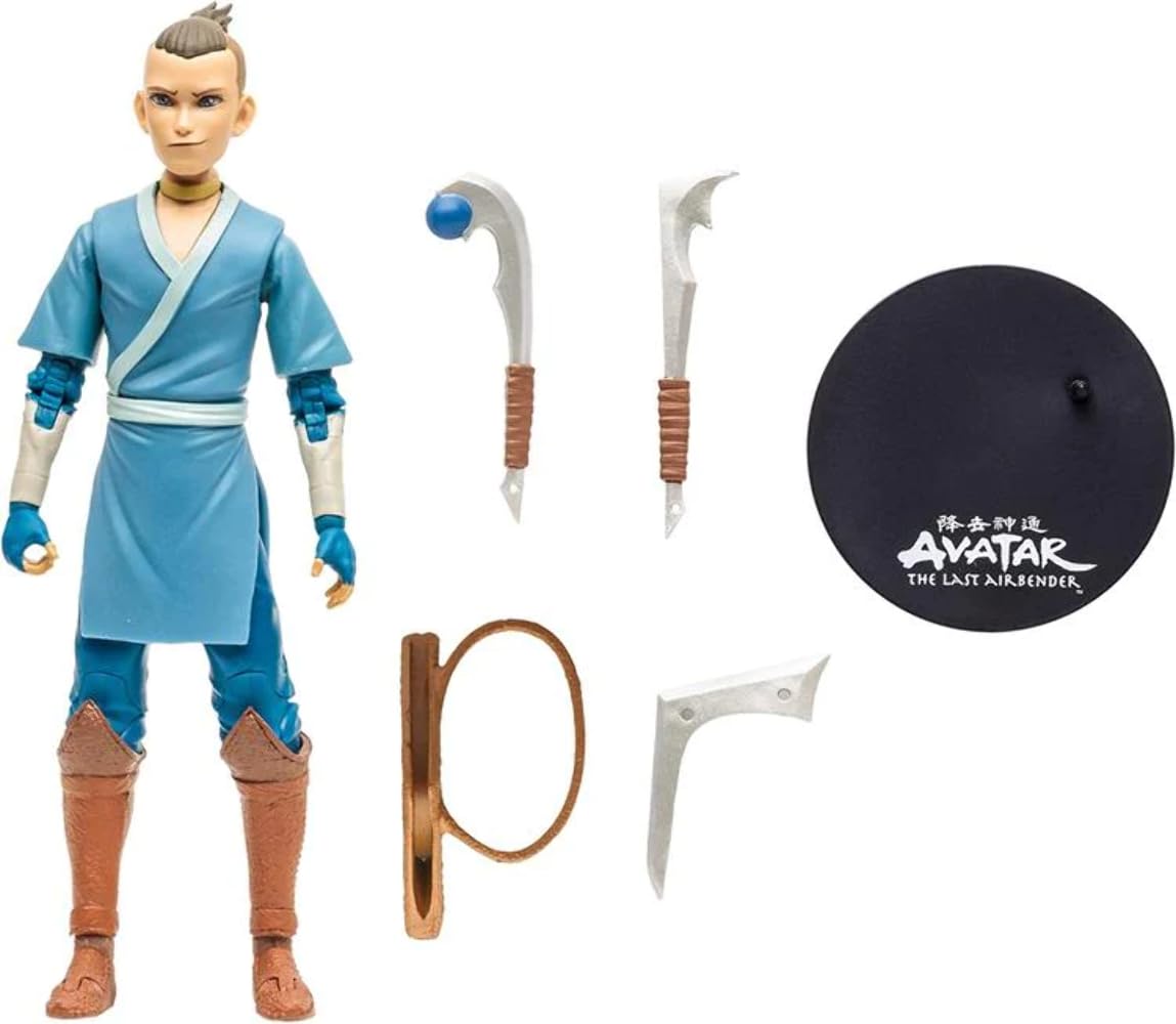 McFarlane Toys Avatar TLAB 7in WV2 Sokka Figure – Water Tribe Warrior with Boomerang