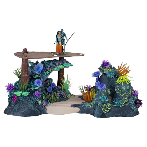 McFarlane Toys Avatar: The Way of Water – Metkayina Reef Playset with Tonowari & Ronal