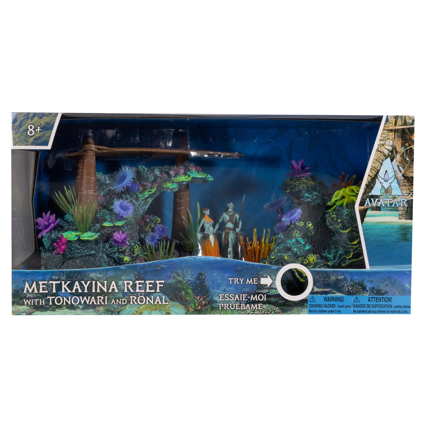 McFarlane Toys Avatar: The Way of Water – Metkayina Reef Playset with Tonowari & Ronal