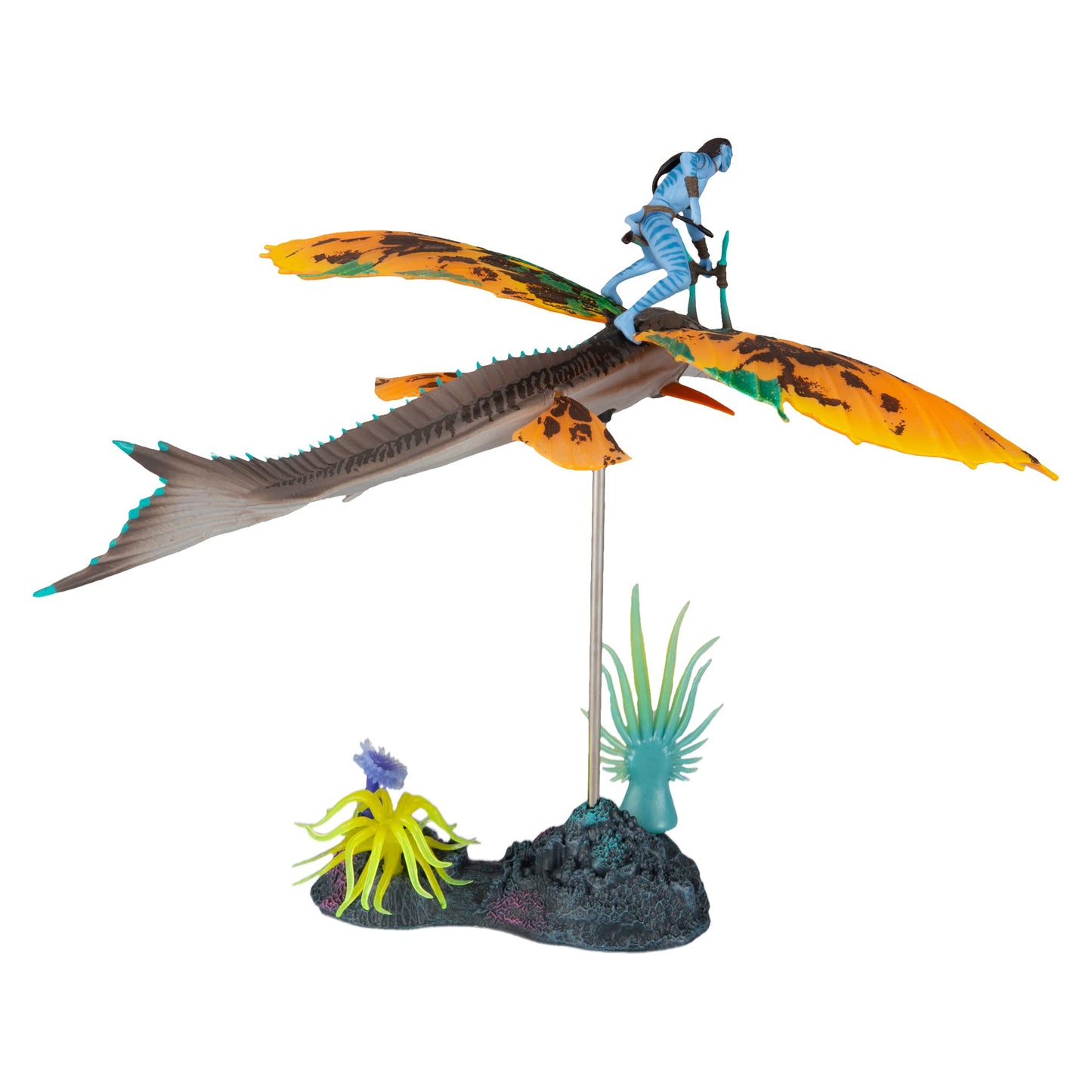 McFarlane Toys Avatar: The Way of Water – World of Pandora Jake Sully & Skimwing Deluxe Figure