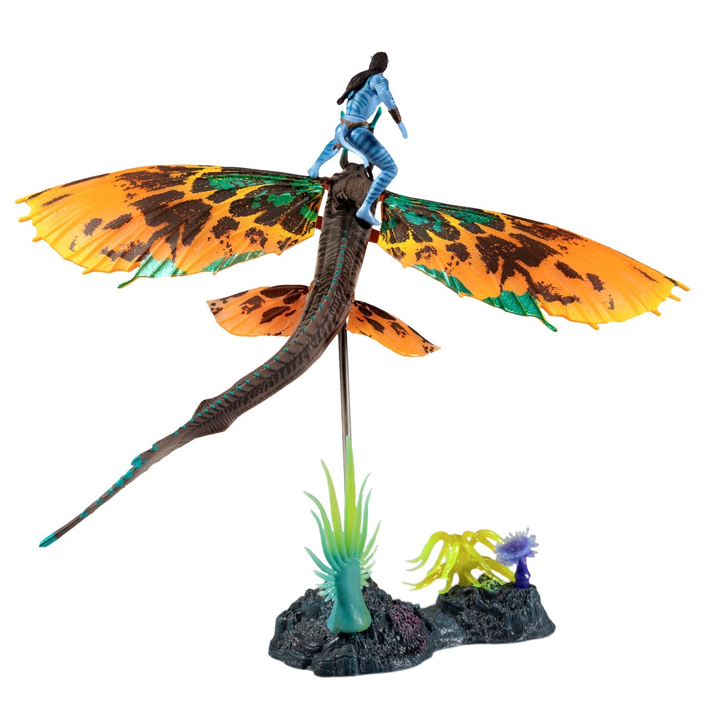 McFarlane Toys Avatar: The Way of Water – World of Pandora Jake Sully & Skimwing Deluxe Figure