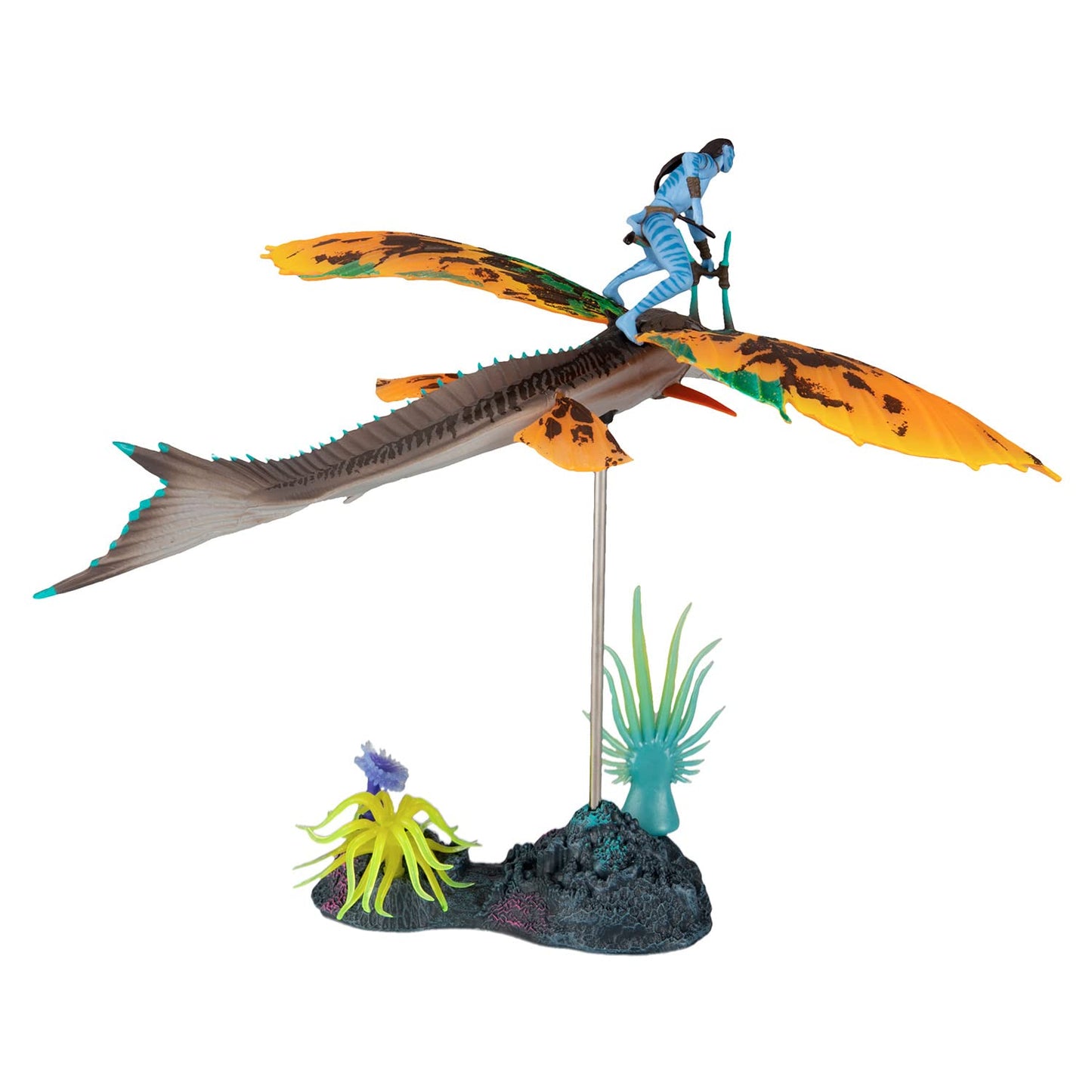 McFarlane Toys Avatar: The Way of Water – World of Pandora Jake Sully & Skimwing Deluxe Figure
