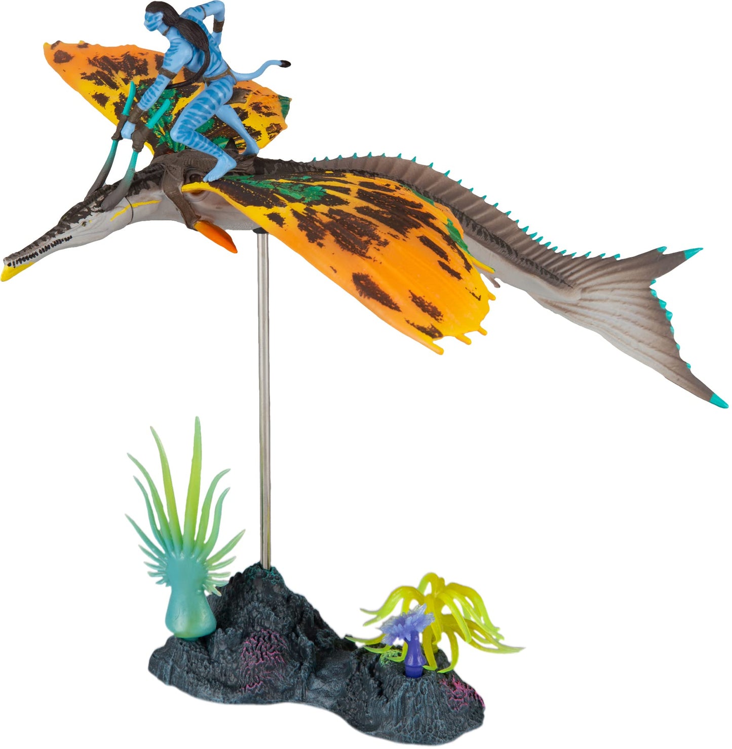 McFarlane Toys Avatar: The Way of Water – World of Pandora Jake Sully & Skimwing Deluxe Figure