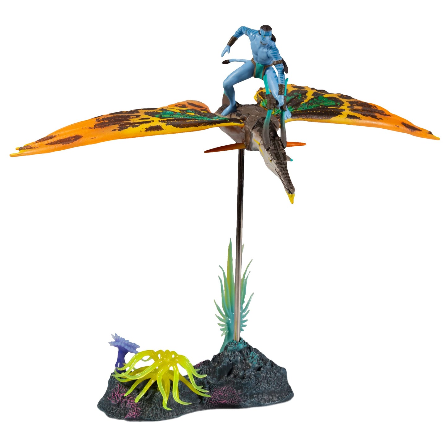 McFarlane Toys Avatar: The Way of Water – World of Pandora Jake Sully & Skimwing Deluxe Figure