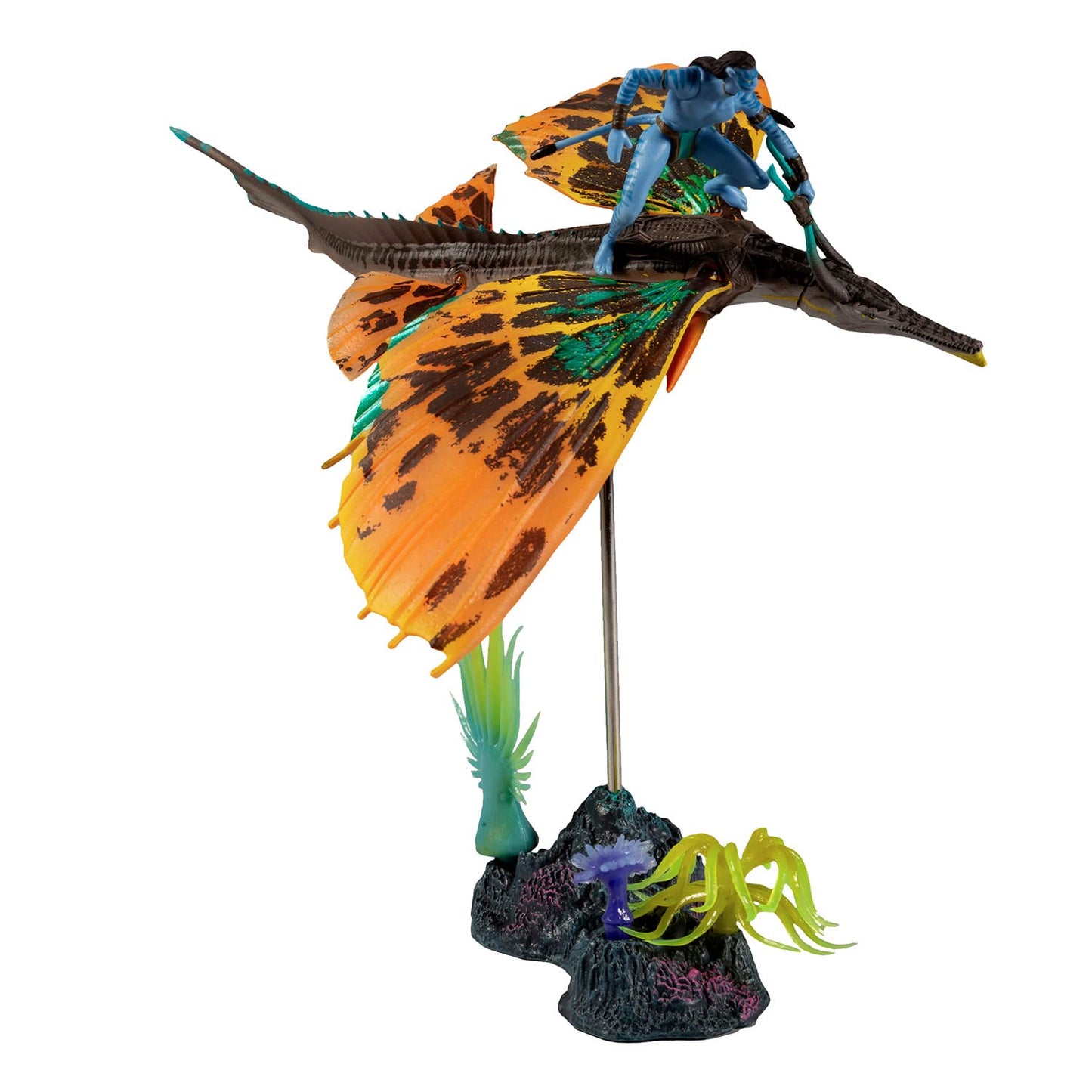 McFarlane Toys Avatar: The Way of Water – World of Pandora Jake Sully & Skimwing Deluxe Figure