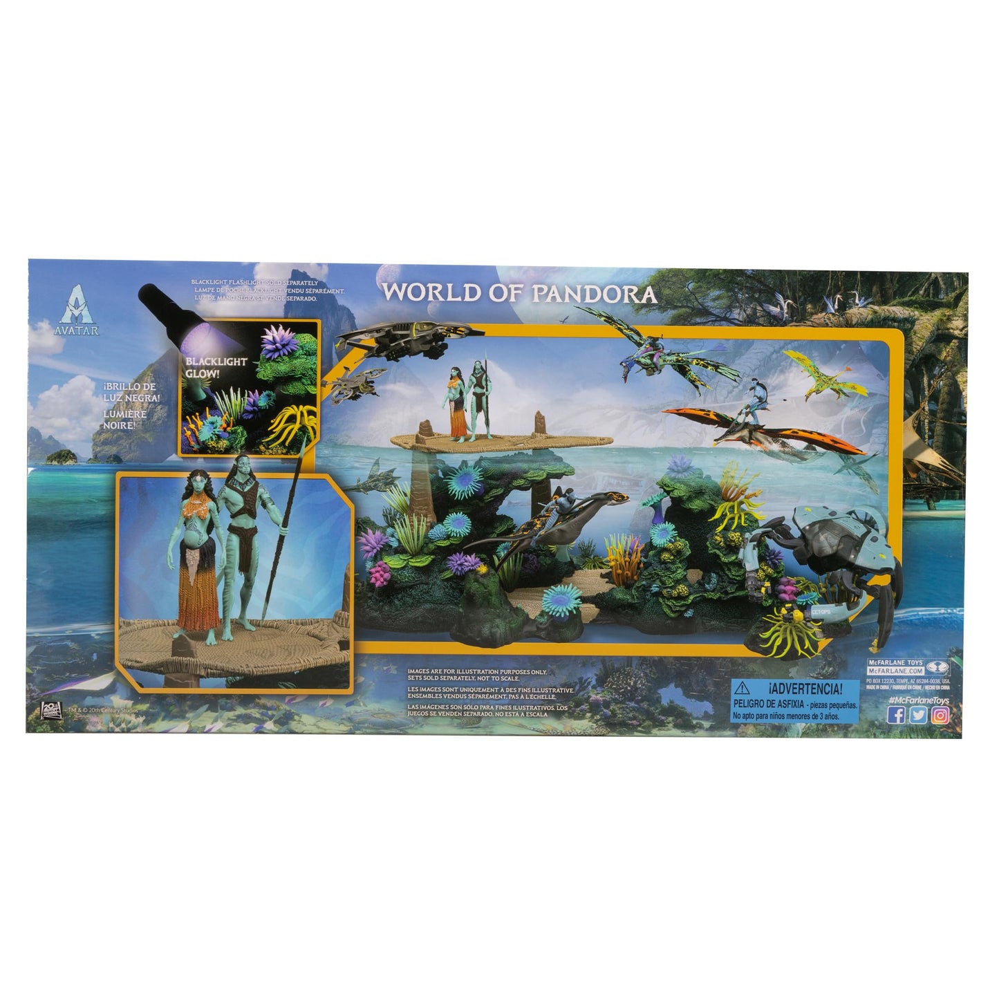 McFarlane Toys Avatar: The Way of Water – Metkayina Reef Playset with Tonowari & Ronal