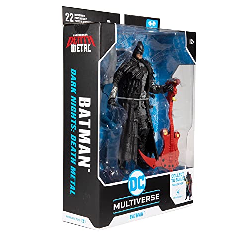 McFarlane Toys DC Multiverse Batman 7-Inch Action Figure | Death Nights: Death Metal Build-A Darkfather