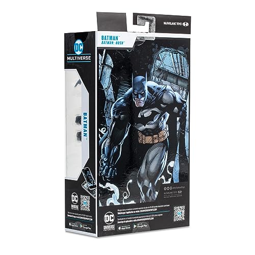 McFarlane Toys DC Multiverse Batman (Hush) 7in Action Figure – Black & Grey