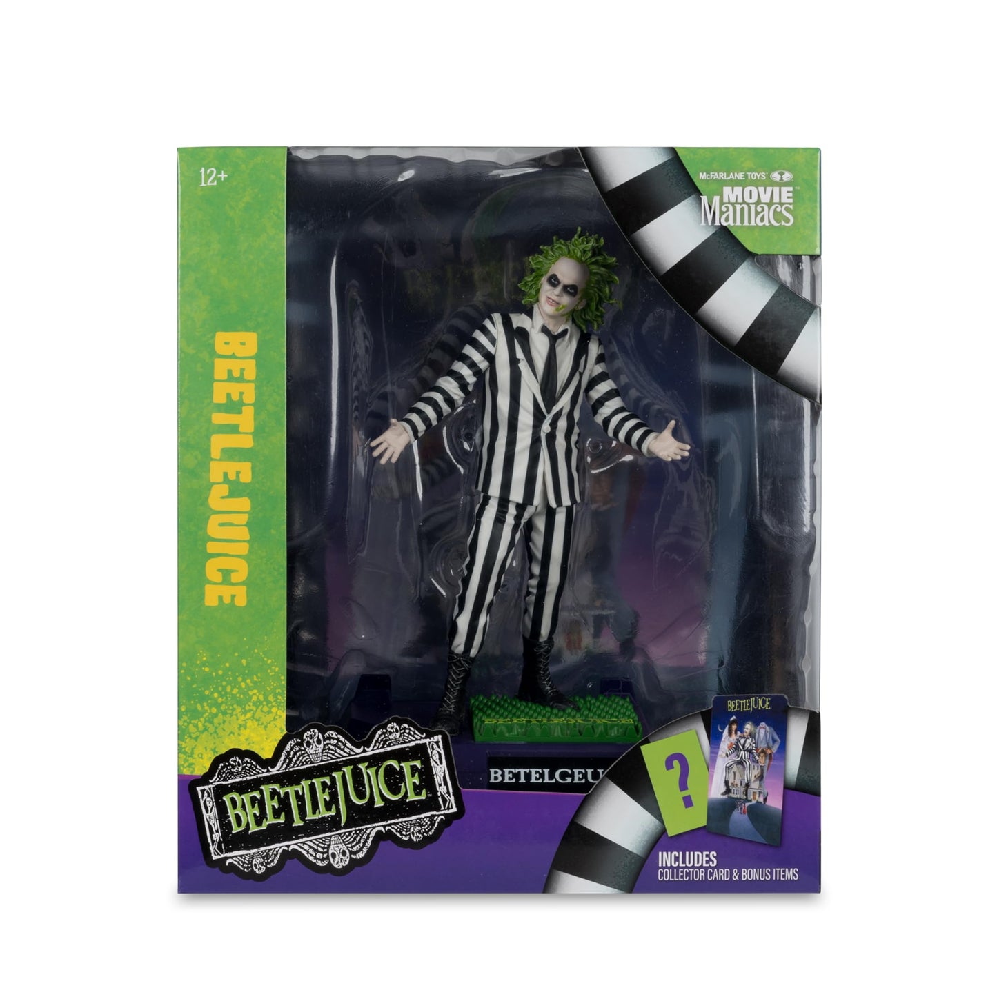 McFarlane Toys Beetlejuice 6in Posed Figure – Movie Maniacs Collection