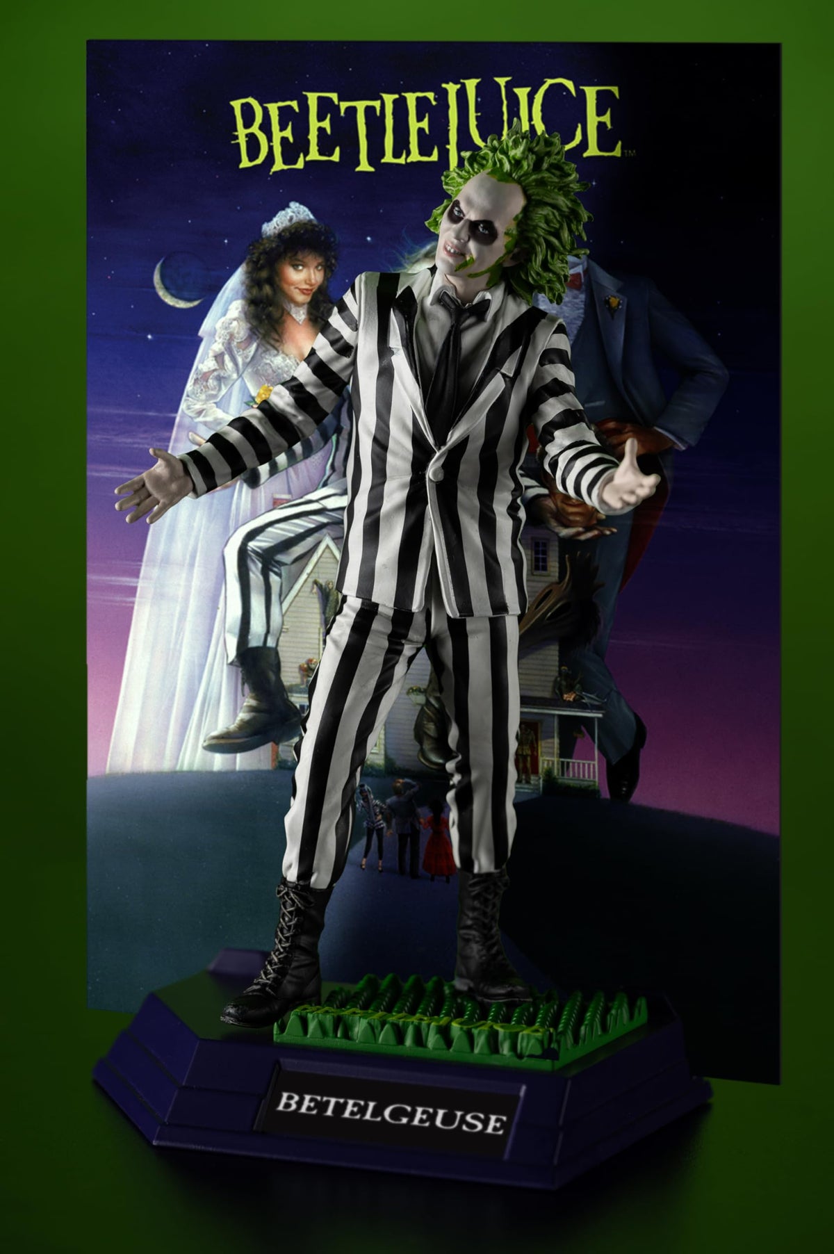 McFarlane Toys Beetlejuice 6in Posed Figure – Movie Maniacs Collection