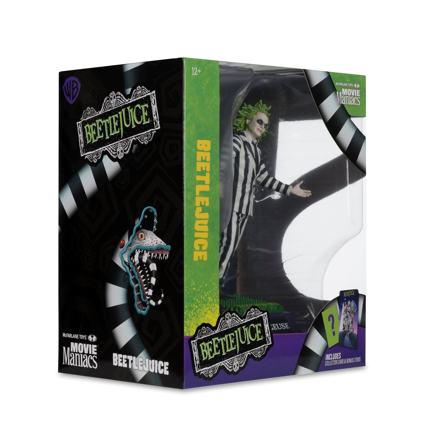 McFarlane Toys Beetlejuice 6in Posed Figure – Movie Maniacs Collection