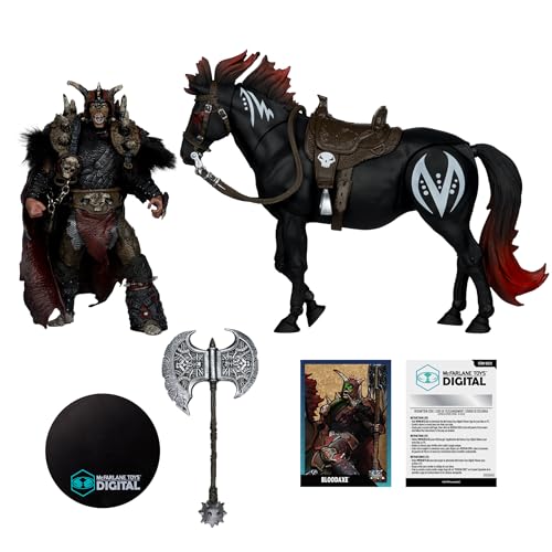 McFarlane Toys Bloodaxe with Horse – Spawn: The Dark Ages 7-Inch Figure & Horse | Digital Collectible