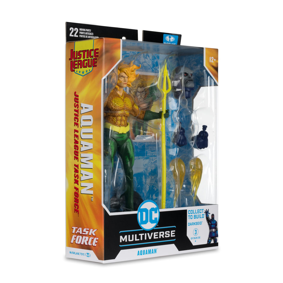 McFarlane Toys DC Multiverse Aquaman (Justice League Task Force) 7in Build-A Figure | Collectible Action Figure