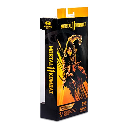 McFarlane Toys Mortal Kombat 7in Commando Spawn Figure | Ultra Articulation, Dark Ages Skin