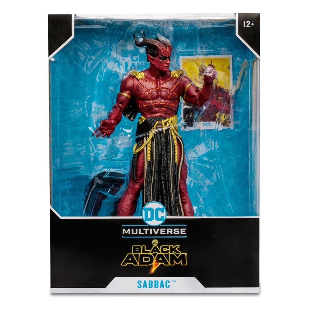 McFarlane Toys DC Black Adam Sabbac Megafig – Ultra-Articulated 7-Inch Figure