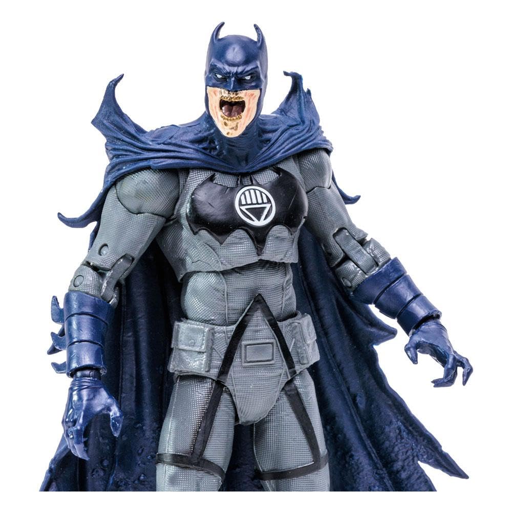 McFarlane Toys DC Build-A 7-Inch WV8 Blackest Night Batman | Collectible Figure