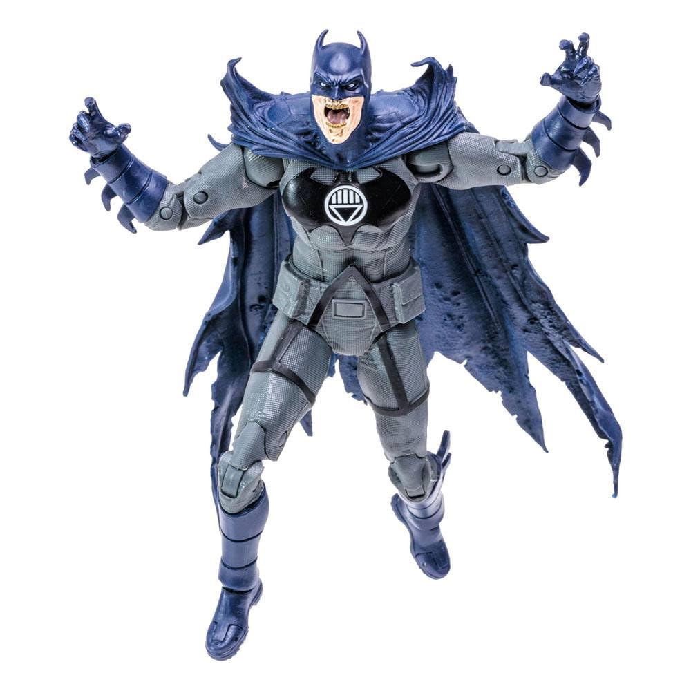 McFarlane Toys DC Build-A 7-Inch WV8 Blackest Night Batman | Collectible Figure