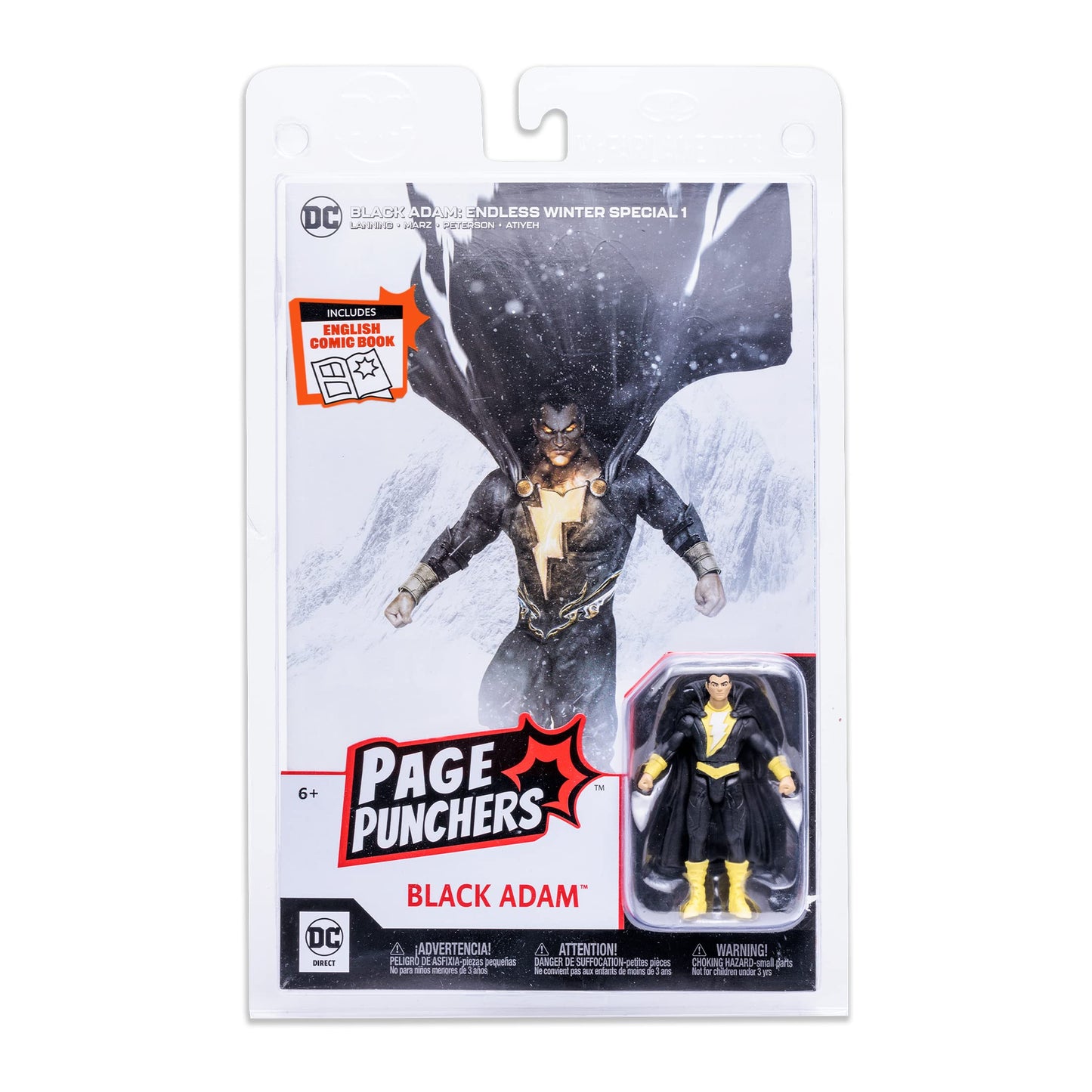 McFarlane Toys DC Direct 3in Black Adam Endless Winter Figure | Page Punchers