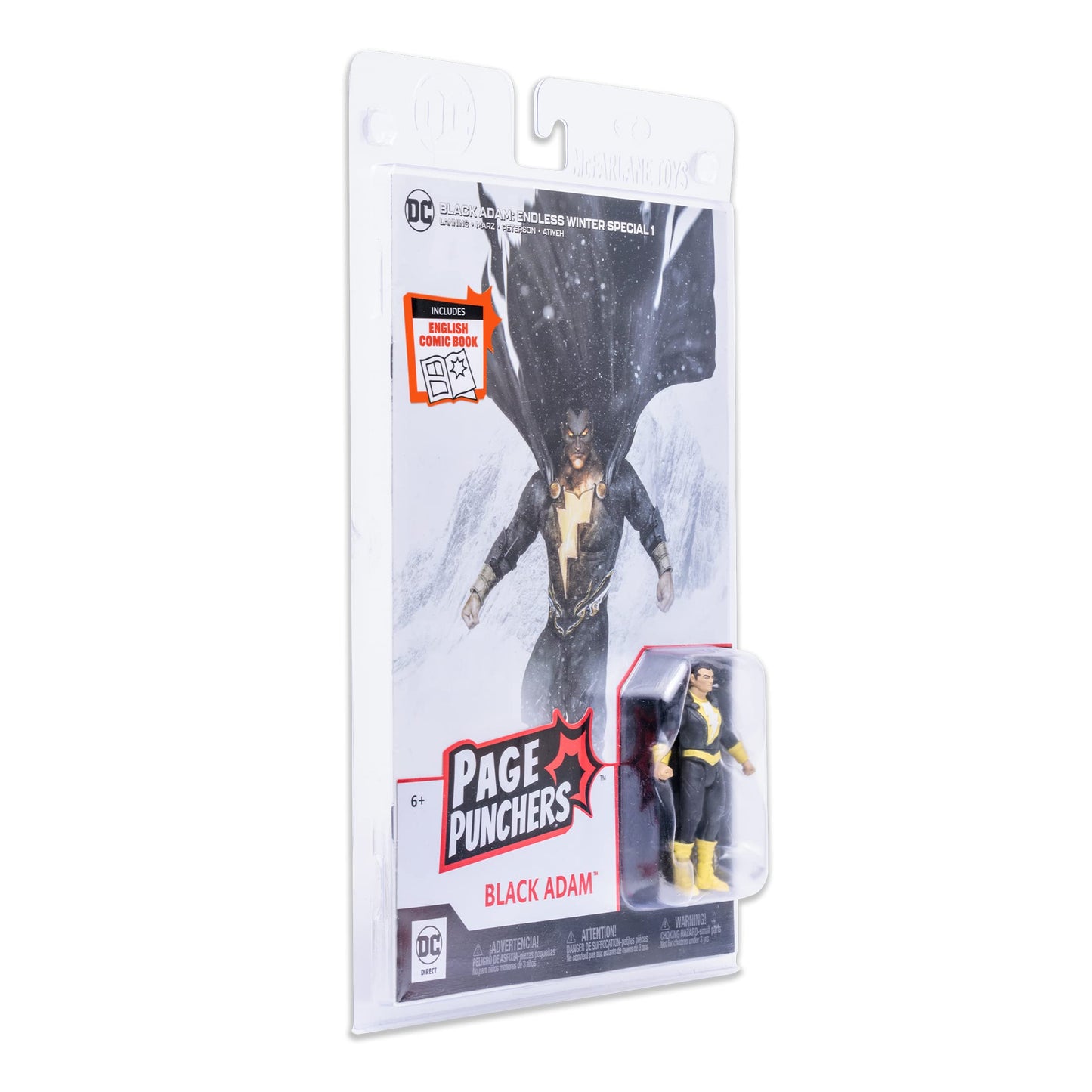 McFarlane Toys DC Direct 3in Black Adam Endless Winter Figure | Page Punchers