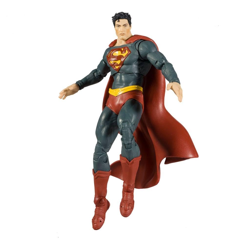 McFarlane Toys DC Direct 7-Inch Superman Figure – Black Adam WV1 Edition, Includes Comic & Art Card
