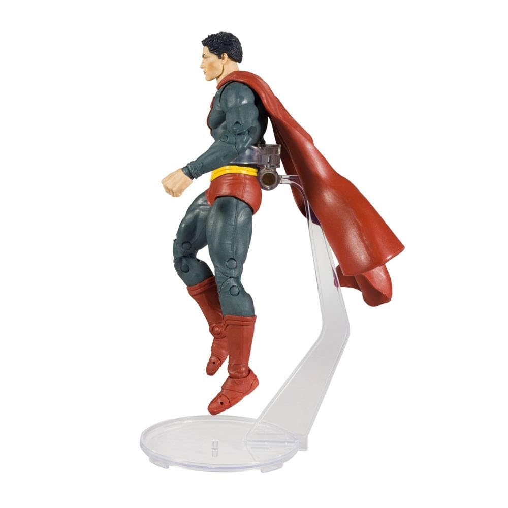 McFarlane Toys DC Direct 7-Inch Superman Figure – Black Adam WV1 Edition, Includes Comic & Art Card