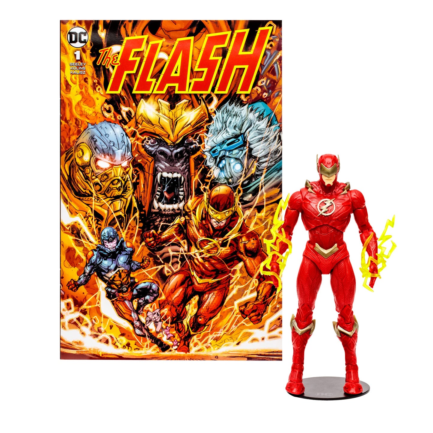McFarlane Toys DC Direct 7-Inch The Flash Barry Allen WV2 – Ultra-Articulated Collectible Figure