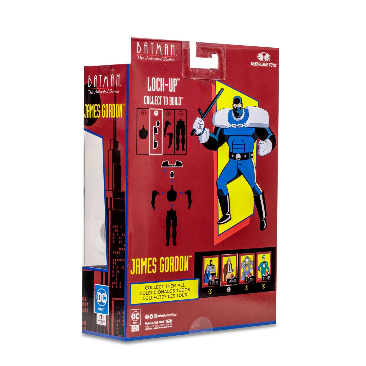 McFarlane Toys DC Direct Batman: The Animated Series Commissioner Gordon 6in Figure – Build-A Wave 2