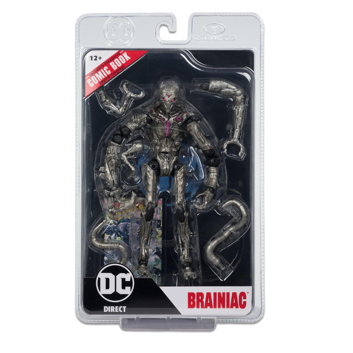 McFarlane Toys DC Direct Page Punchers Brainiac 7in Action Figure with Superman Comic