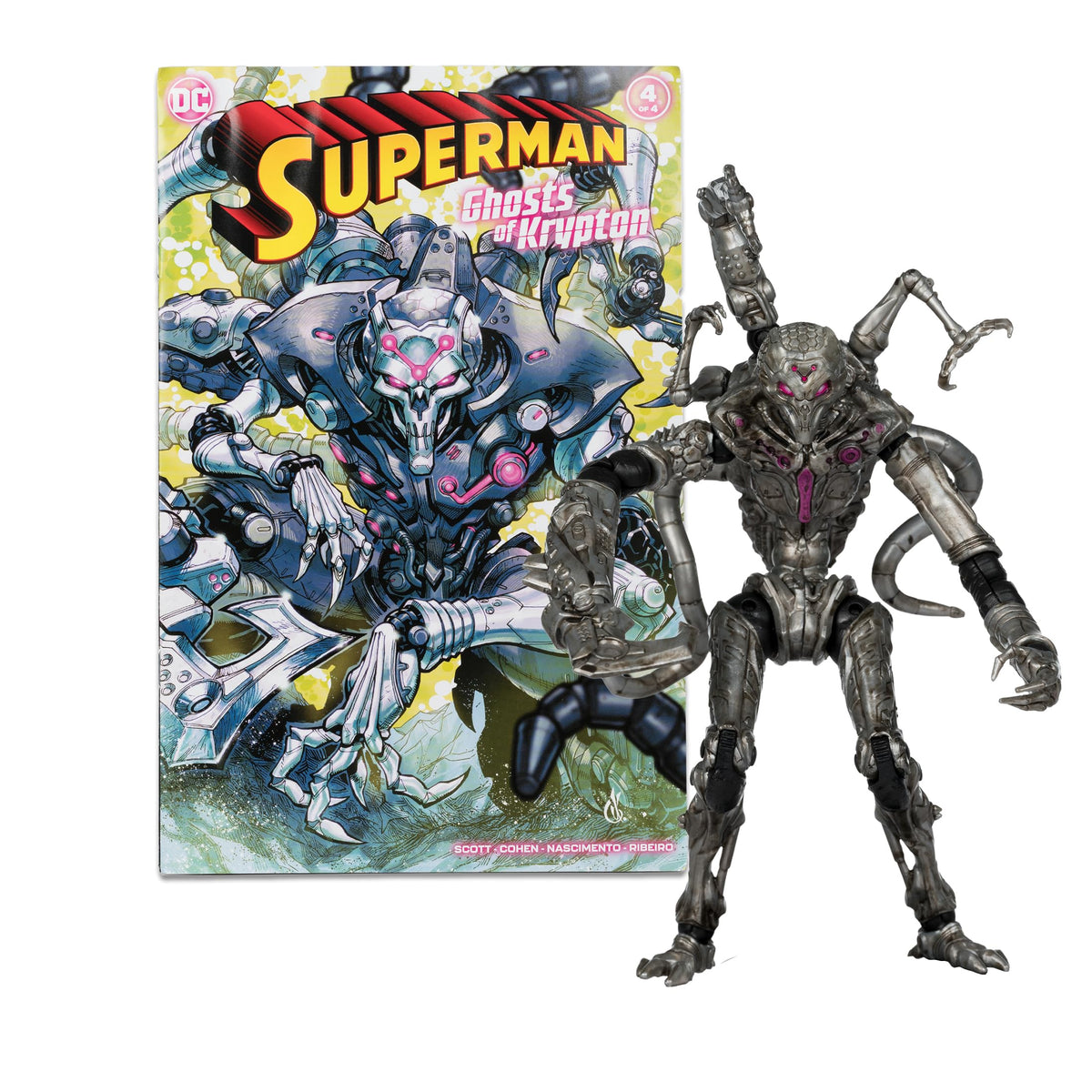 McFarlane Toys DC Direct Page Punchers Brainiac 7in Action Figure with Superman Comic