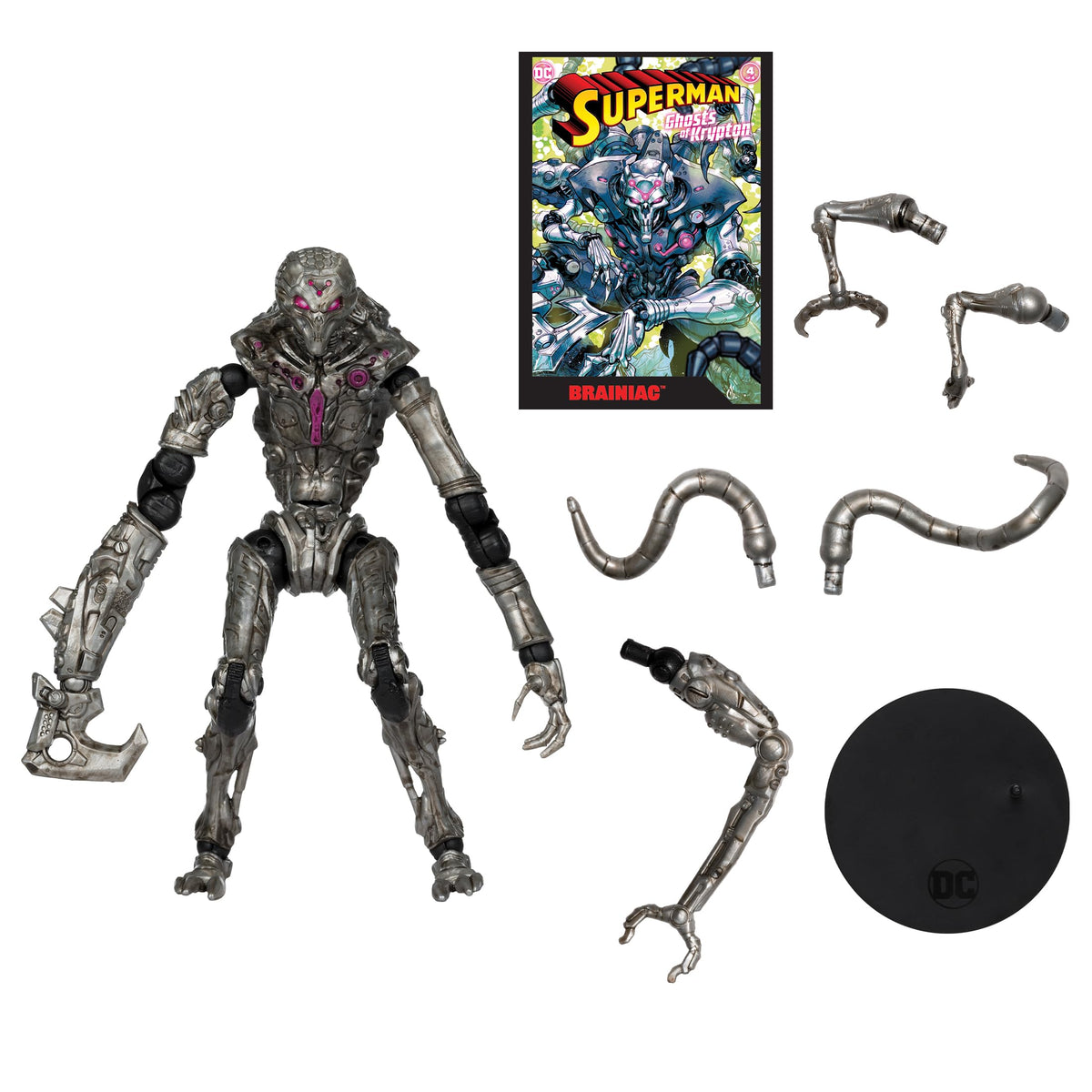 McFarlane Toys DC Direct Page Punchers Brainiac 7in Action Figure with Superman Comic