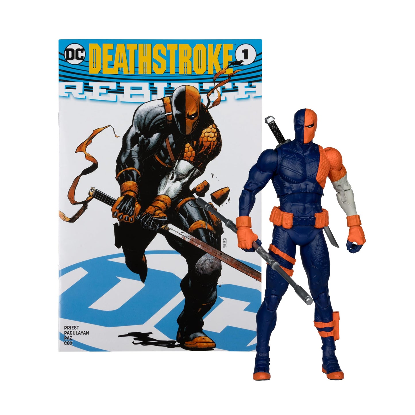 McFarlane Toys DC Direct Page Punchers Deathstroke 7-inch Figure – Collectible