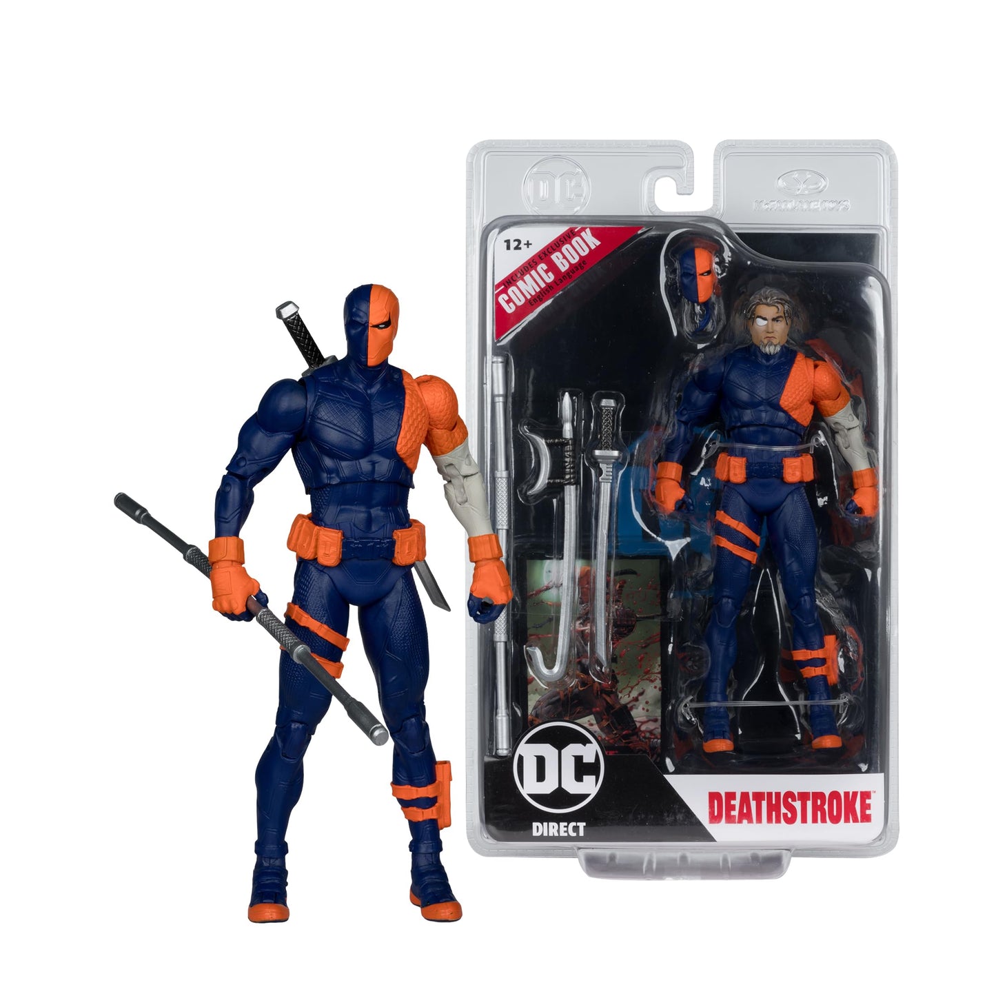 McFarlane Toys DC Direct Page Punchers Deathstroke 7-inch Figure – Collectible