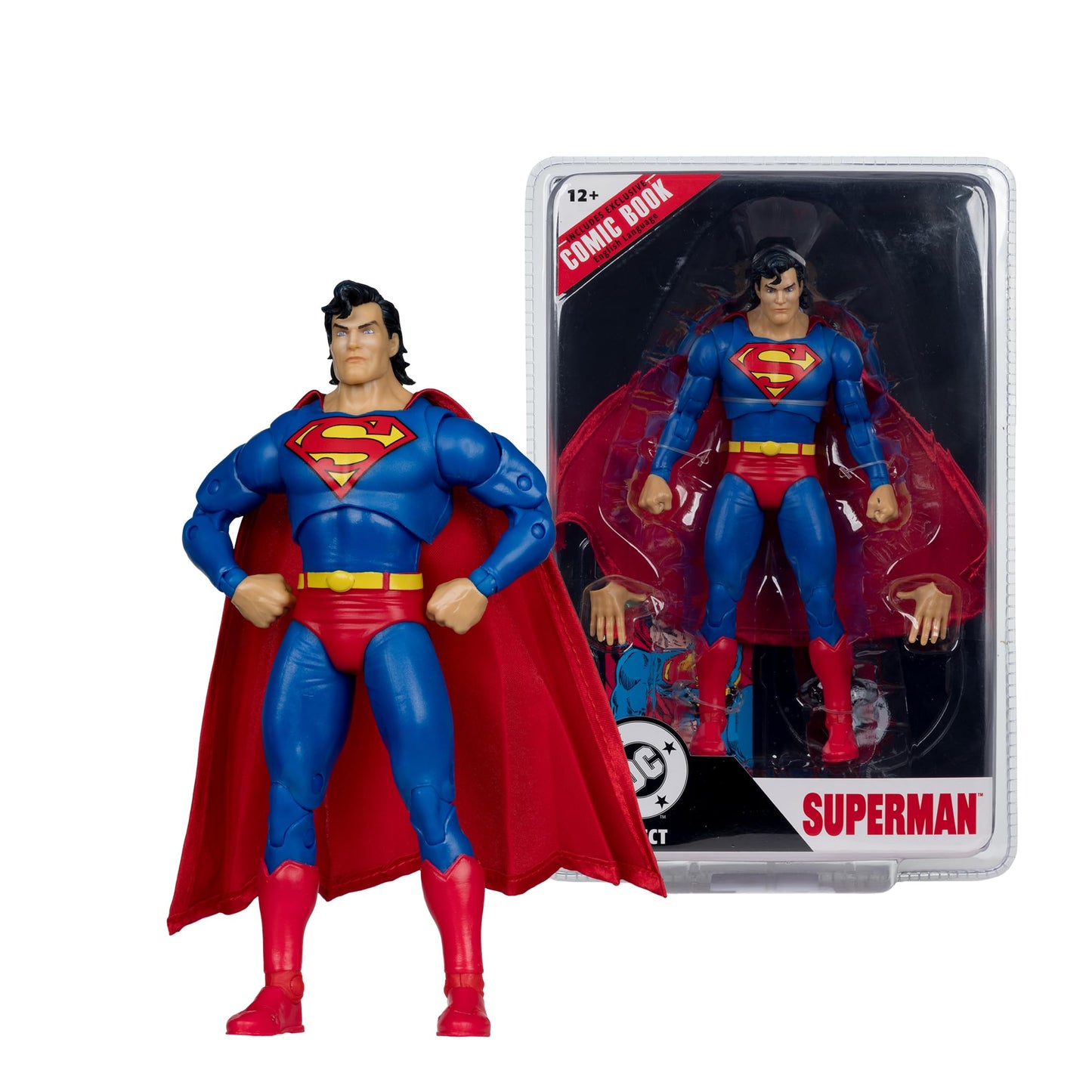 McFarlane Toys DC Direct Page Punchers Superman Zero Hour 7in Action Figure with Comic Card