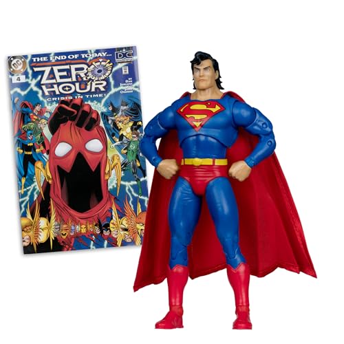 McFarlane Toys DC Direct Page Punchers Superman Zero Hour 7in Action Figure with Comic Card