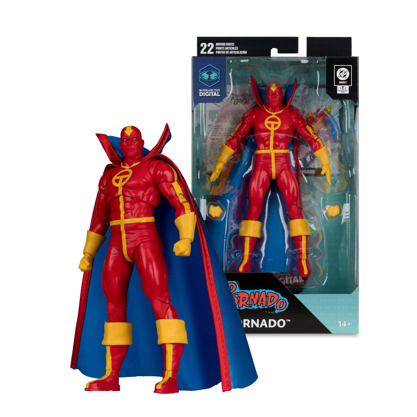 McFarlane Toys DC Direct Red Tornado 7-Inch Action Figure + Digital Collectible