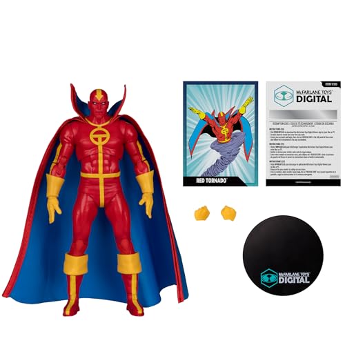 McFarlane Toys DC Direct Red Tornado 7-Inch Action Figure + Digital Collectible