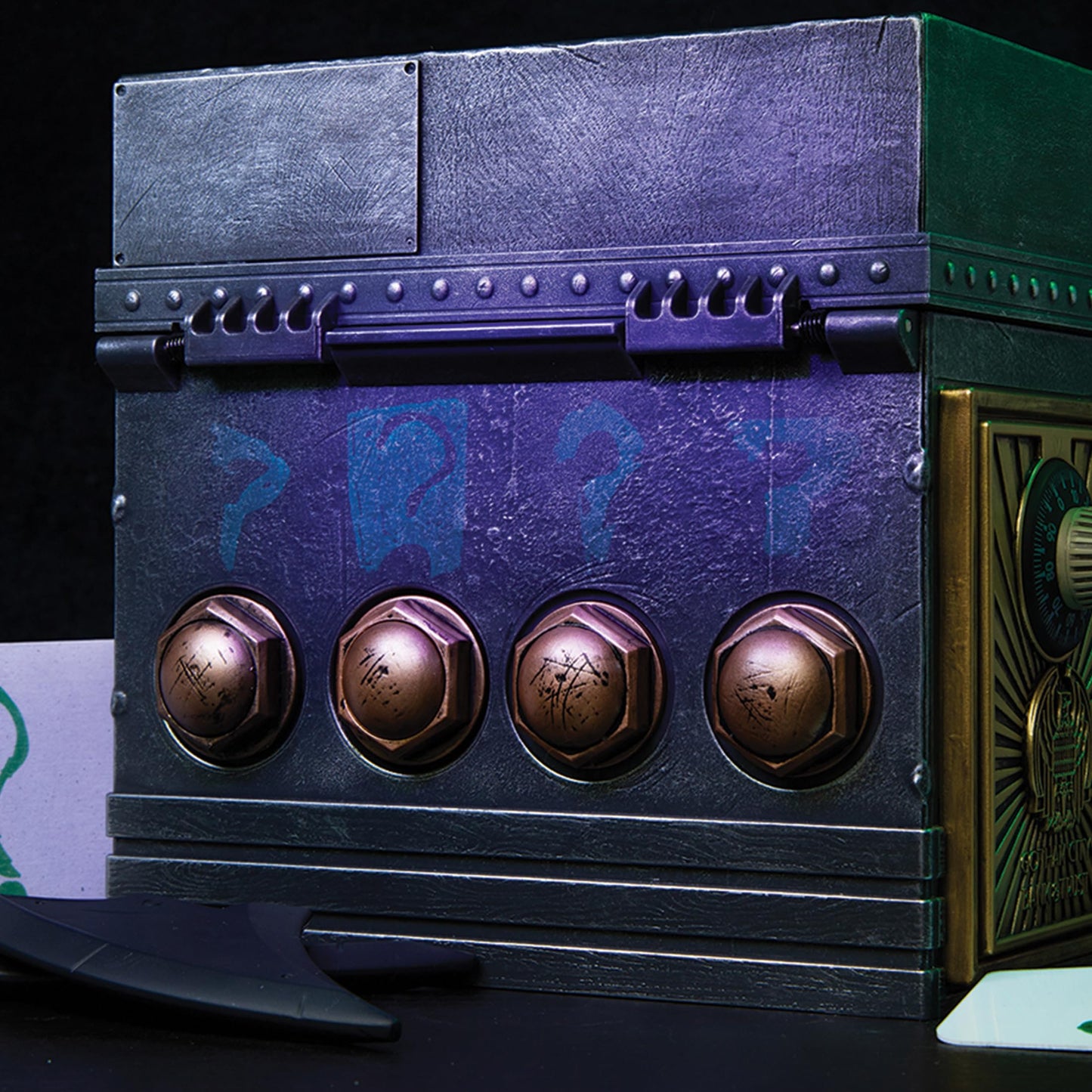 McFarlane Toys DC Direct The Riddler Puzzle Box – Detective Mode Variant (Gold Label) Amazon Exclusive
