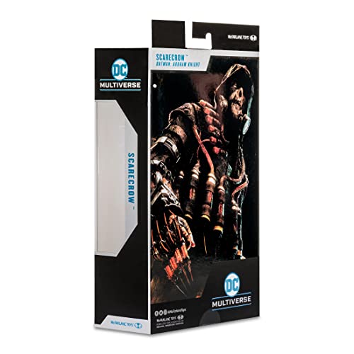 McFarlane Toys DC Gaming 7IN Figures WV8 Scarecrow – Ultra Articulation & Arkham Knight Look
