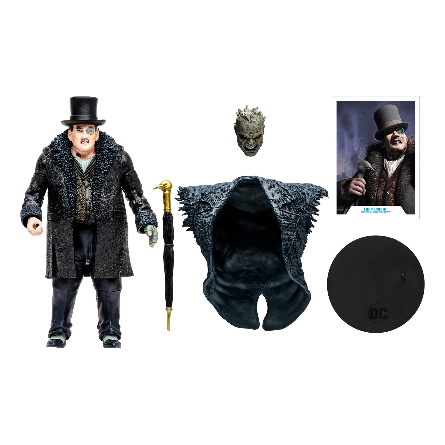 McFarlane Toys DC Gaming Build-A 7in Figures WV1 – Arkham City The Penguin