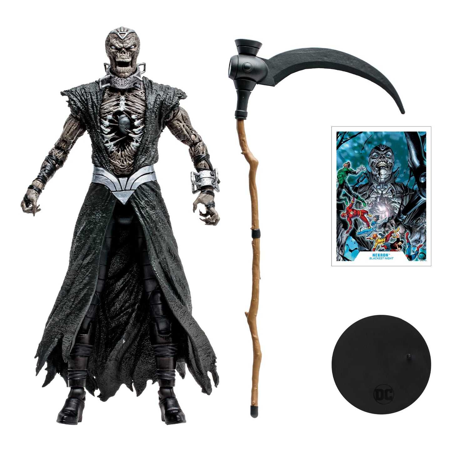 McFarlane Toys DC MegaFig WV3 NEKRON – Ultra-Articulation & Scythe