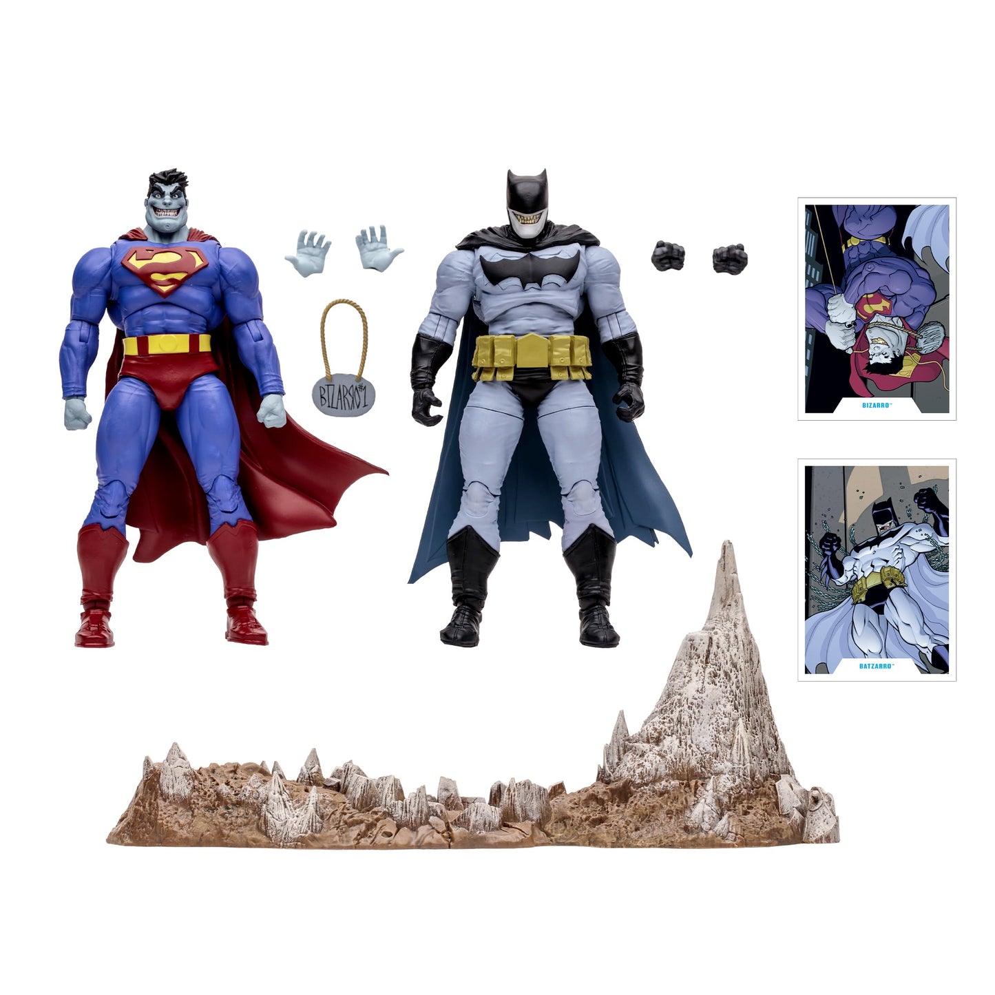 McFarlane Toys DC Multiverse Bizarro & Batzarro 7in Action Figure 2pk
