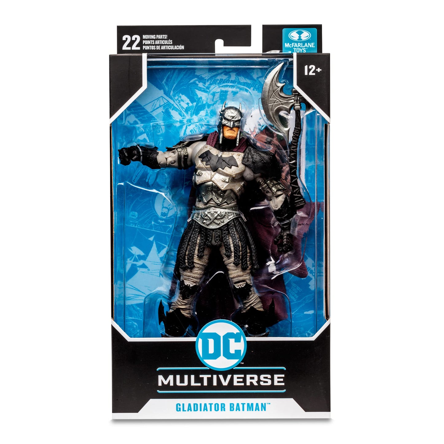 McFarlane Toys DC Multiverse 7in Gladiator Batman (Dark Metal) – Ultra Articulation Figure
