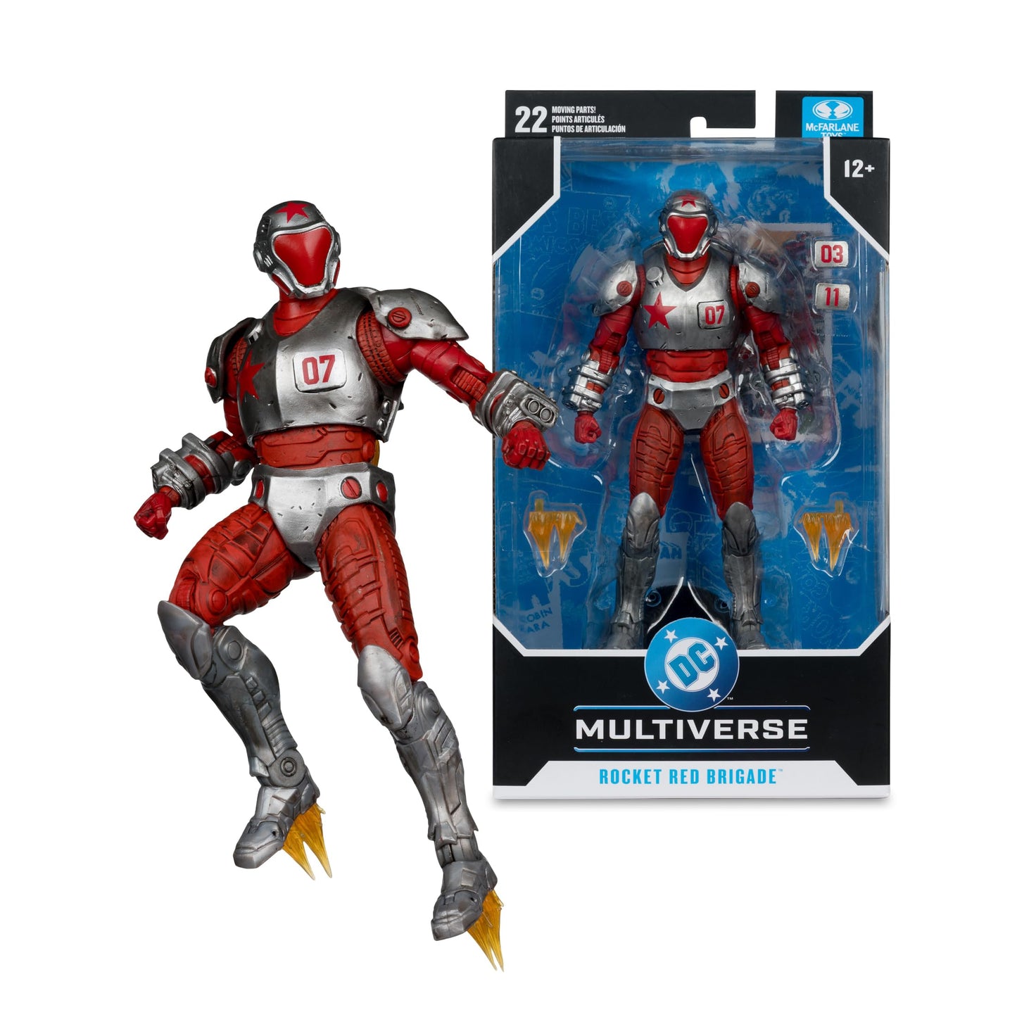 McFarlane Toys DC Multiverse Rocket Red Brigade 7in Action Figure | Justice League: Generation Lost