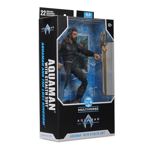 McFarlane Toys DC Multiverse Aquaman with Stealth Suit – 7" Action Figure