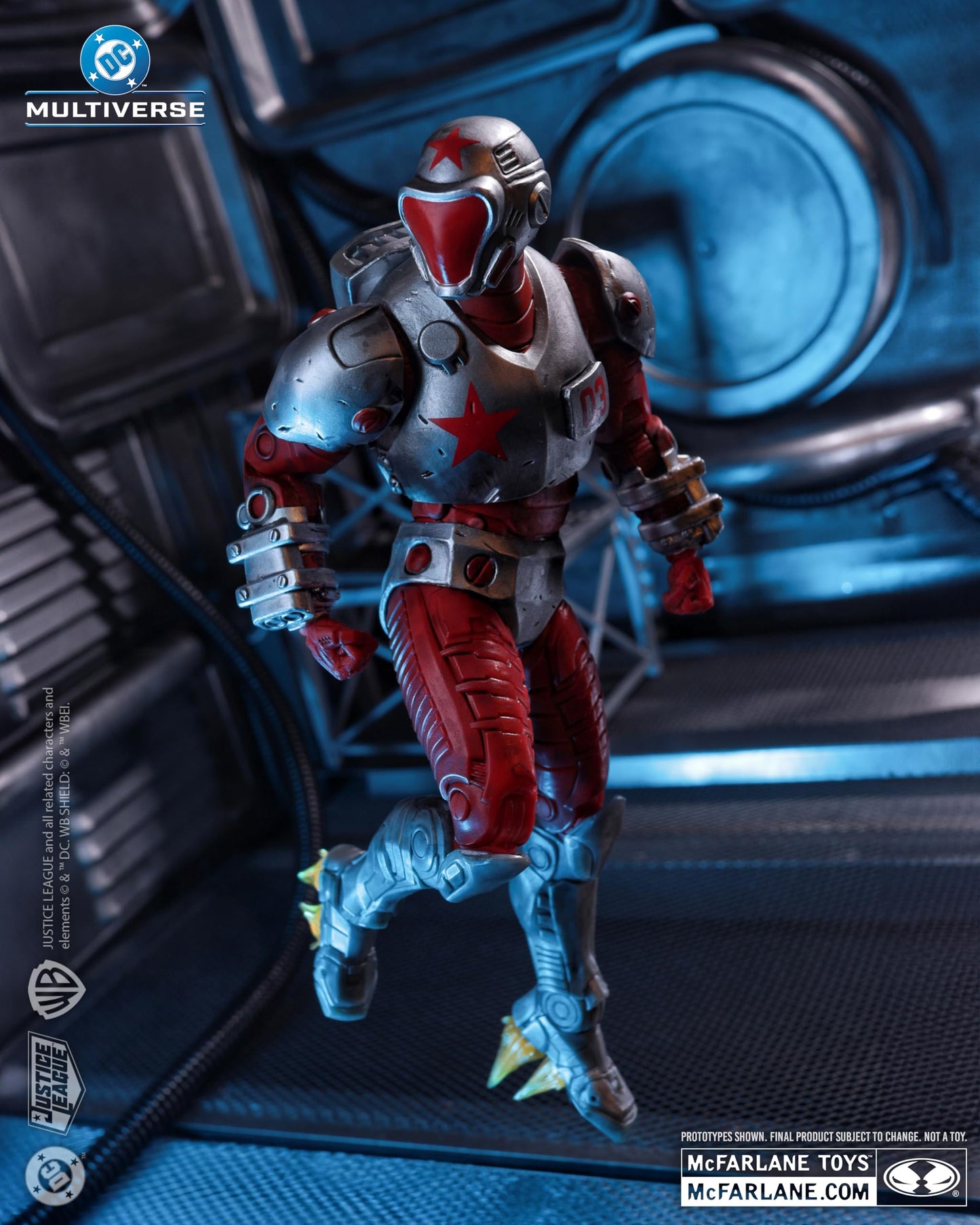McFarlane Toys DC Multiverse Rocket Red Brigade 7in Action Figure | Justice League: Generation Lost