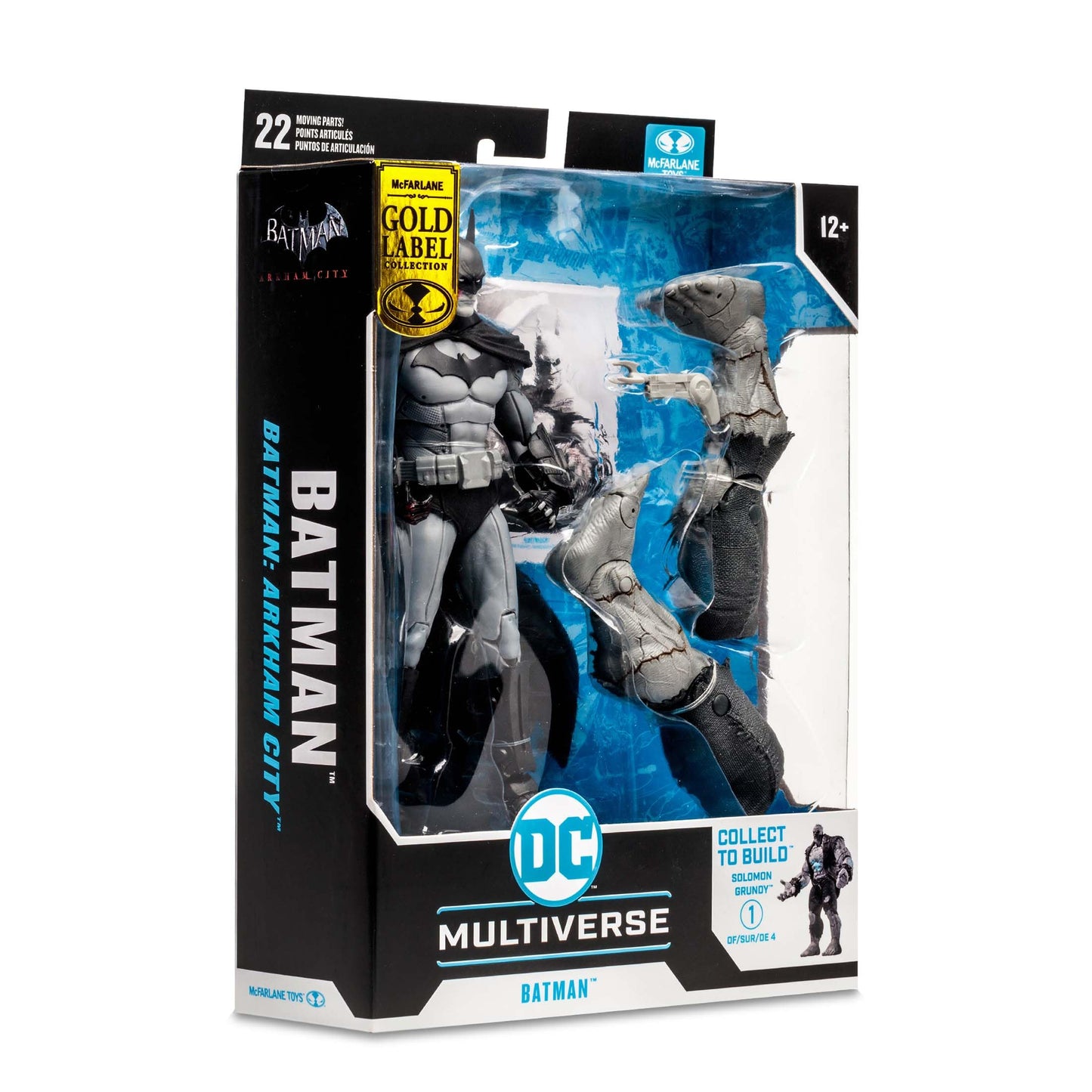 McFarlane DC Multiverse Batman Arkham City 7-inch B&W Figure – Build-a-Solomon Grundy