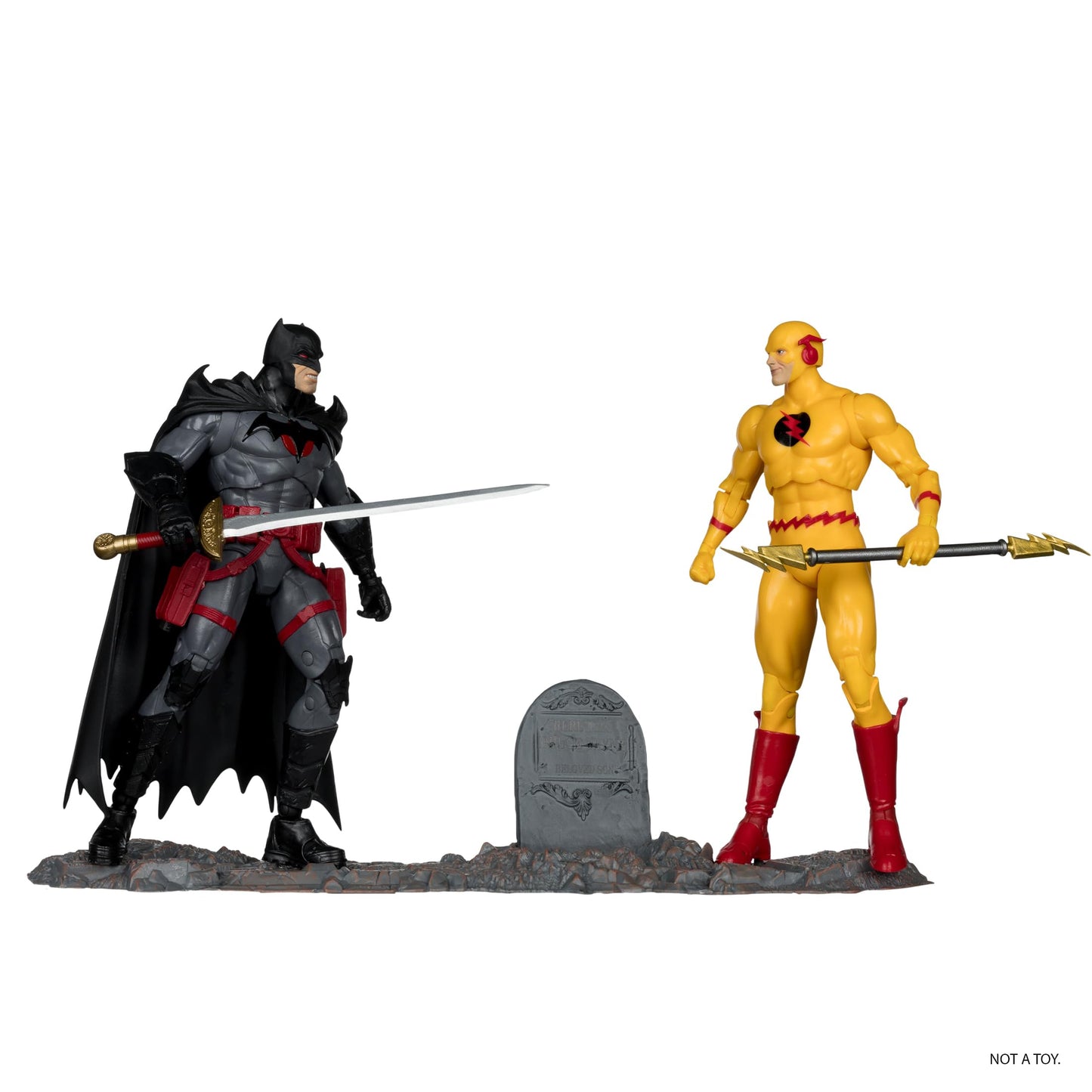 McFarlane Toys DC Multiverse Batman vs Professor Zoom (Flashpoint) 7in Action Figure 2pk