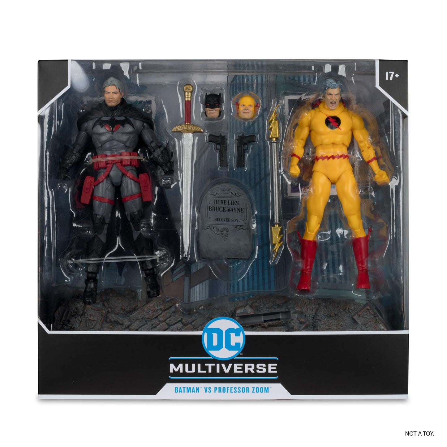 McFarlane Toys DC Multiverse Batman vs Professor Zoom (Flashpoint) 7in Action Figure 2pk