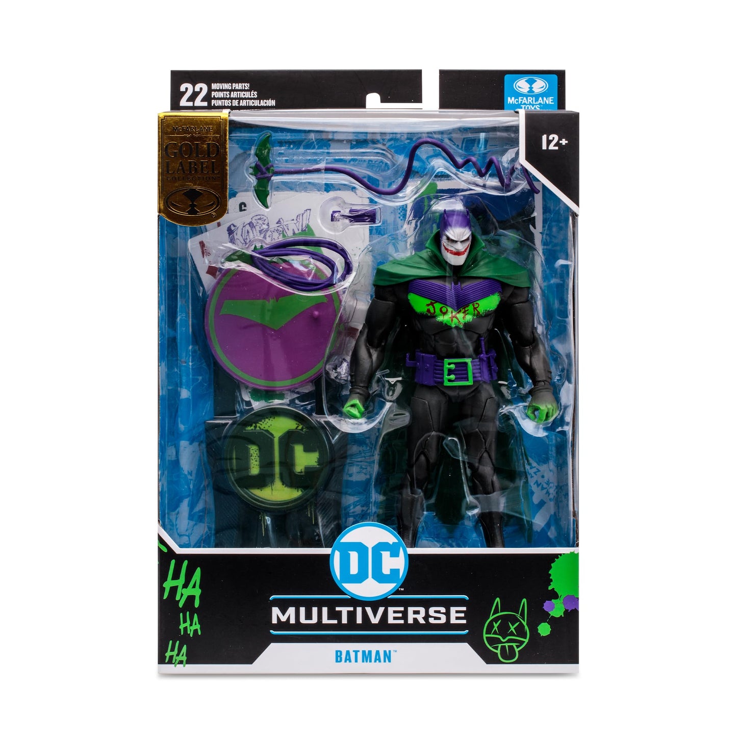 McFarlane Toys DC Multiverse Batman White Knight (Jokerized) – 7in Gold Label Figure, Amazon Exclusive