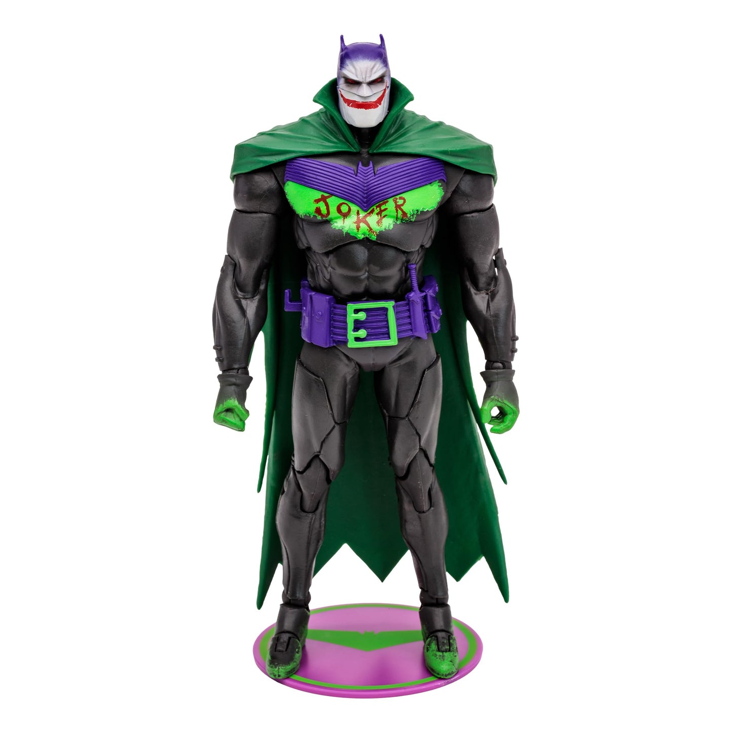 McFarlane Toys DC Multiverse Batman White Knight (Jokerized) – 7in Gold Label Figure, Amazon Exclusive
